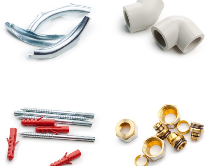 set of plumbing items
